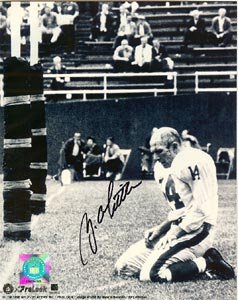 Y.A. Tittle Signed New York Giants 8x10 Photo