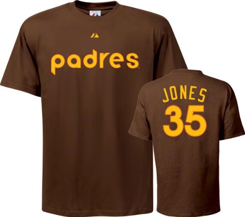 Dave Winfield T-Shirt: San Diego Padres #31 Brown Cooperstown T-Shirt