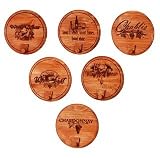 Vintage Wine Barrel Signs (Set of 6) ~ Great Wall Decor for Wine Lovers