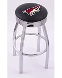Phoenix Coyotes Single-Ring Swivel Bar Stool