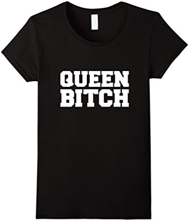 Women's Queen Bitch Tshirt Medium Black