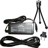 HQRP Replacement AC Adapter / Charger for Canon PowerShot G3, PowerShot G1, PowerShot G2 Digital Camera - (incl. USA & Euro Plug) + Mini Tripod