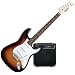 Fender Starcaster Start Electric Guitar Starter Pack, Sunburst