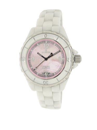 Le Chateau Women's 5803L_PNK_MOP Condezza LC Collection All Ceramic Watch