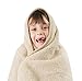 Twin Polar-Fleece Thermal Blanket Chocolate- Extra Soft Brush Fabric, Super Warm, Lightweight & Easy Care, Couch - By UTOPIA BEDDING