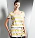 Autograph Weekend Bold Stripe Belted Tunic