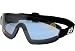 Third Party New : Birdz Eyewear - Wing Infinity - Blue Skies Mirror Anti-Fog Skydiving Goggle