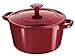 Cuisinart Enamelled Cast Iron 3L Round Casserole Pot, Admiral Red, 20cm