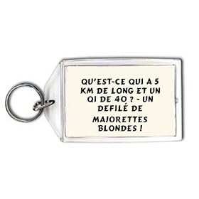 Qu'est-ce qui a 5 km de long et un QI de 40 ? - un defil� de majorettes blondes ! Porte Cl�