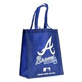 MLB Atlanta Braves Navy Blue Reusable Tote Bag