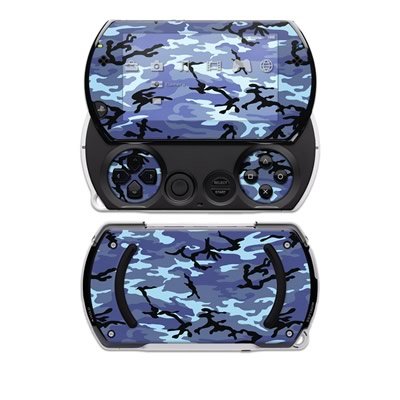 Sky Camo Design Decal Skin Sticker for the Sony PSP Go