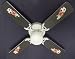 Hot Flames Soccer Ball Ceiling Lamp (White) (12.5″H x 42″W x 42″D)