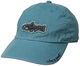 Life is good Boy's Tattered Chill Cap Fish Hat (Turquoise Blue), Small