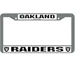 Oakland Raiders NFL Chrome License Plate Frame