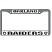 Oakland Raiders NFL Chrome License Plate Frame