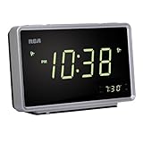 RCA RC140 Dual Alarm Clock Radio (Black)