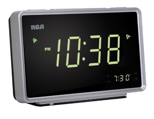 RCA RC140 Dual Alarm Radio (Black)
