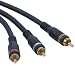 Impact Acoustics Velocity RCA Audio/Video Interconnects - Video / audio cable - composite video / audio - RCA (M) - RCA (M) - 3 ft - shielded