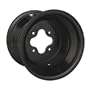 ITP T-9 Pro Series Black Aluminum Rear Wheel - 10x8, 3+5, 4/110 , Material: Aluminum, Color: Black B184110