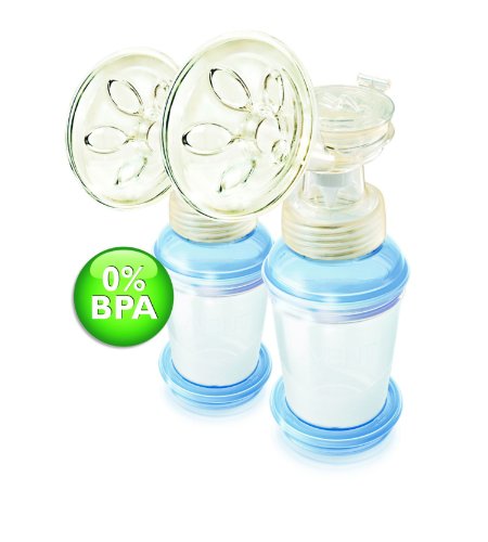 Philips Avent SCF308/02 – Doppelmichpumpe Abpumpset PES, frei von bpa