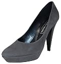 Ashley Brooke Pumps Leder mittelgrau