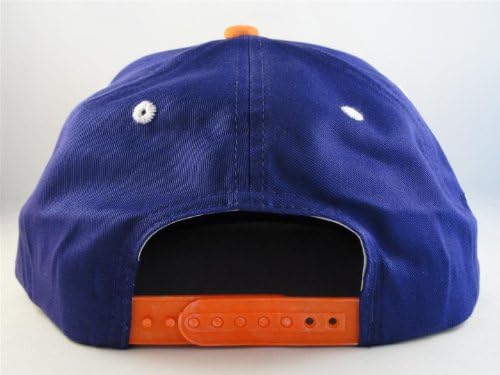 NBA Phoenix Suns Retro Flat Bill Snapback Hat Cap Purple Orange