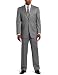 Jones New York Men's 24/7 Total Comfort Windowpane Suit, Gray, 40/Small