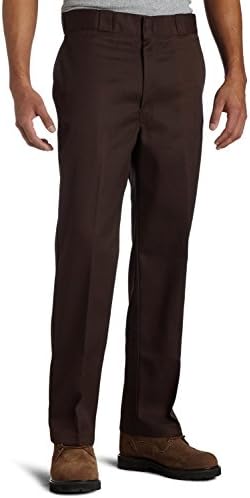 Jiru Men's Original 874 Work Pant Dark Brown 50W X 34L