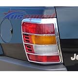 1999-2004 Jeep Grand Cherokee Chrome Tail Light Covers 2PC by CWZ