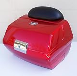 Brand New Large Motorcycle Trunk Candy Red Top Case