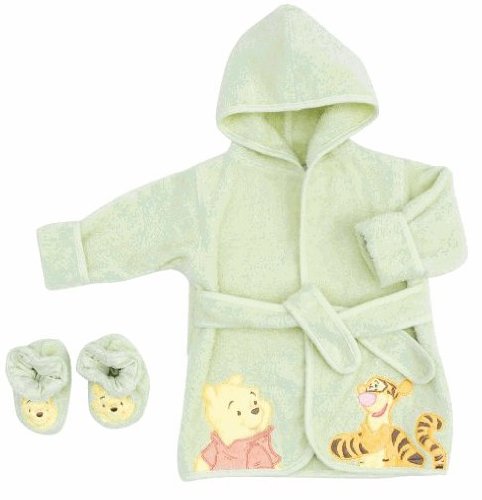 Winnie The Pooh Bath Robe And Booties.