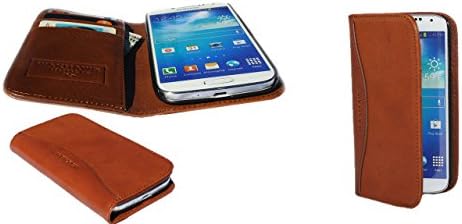 Galaxy S4 Wallet made with Full Grain Vegetable-Tanned English Bridle Leather (Whiskey)