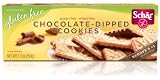 Schar Chocolate-Dipped Cookies, 5.3-Ounce Boxes (Pack of 4)