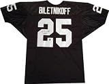 Fred Biletnikoff Oakland Raiders Autographed Black Jersey with HOF 88 Inscription