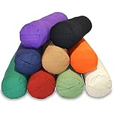 YogaAccessories (TM) Supportive Round Cotton Yoga Bolster