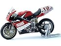 Diecast Model Ducati 998 RS (L. Pedercini) WSB 2004 (1:12 scale by Minichamps) in Red, White and Green