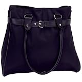 EmbassyTM Black Microfiber Purse