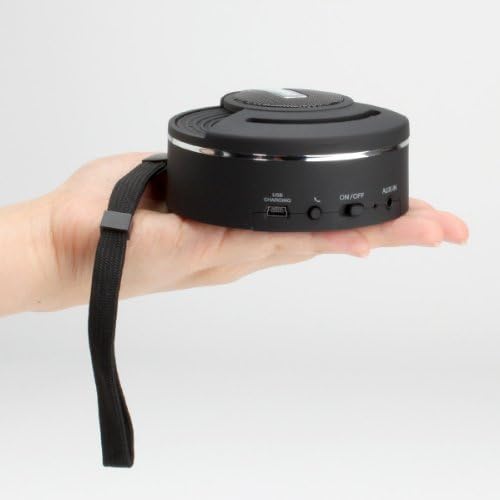 GO Anywhere Ultra Portable Wireless Bluetooth Speaker with Lanyard Hanging Attachment / Rechargeable Battery / Handsfree Calling for Google Nexus / Microsoft Surface / Apple iPad / Samsung Galaxy Tab 3 & More Tablets!