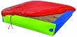 BIG 56726 - Sandkasten inklusive Plane, blau/gr�n