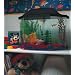 Aquarius AQ15002 Semi-hexagon 5-Gallon Aquarium with Hood and CFL lighting and Mini Might Internal Filter