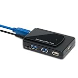 Syba 7 Port USB 3.0 & USB 2.0 Hub with USB 3.0 Cable and AC Adapter (SY-HUB20078)