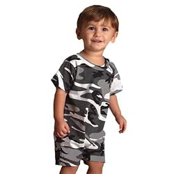 Code V Infant Camouflage T-Romper