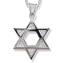 White Gold Diamond (.06 ctw) Star Pendant