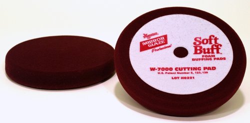 Meguiars Soft Buff Velcro Back Foam Cutting Pad - 8 Inch Diameter