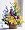 Stylish Thoughts Flower Basket, Premium