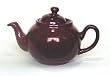 Teapot 2 cup capacity Betty Style-Burgundy color