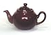 Teapot 2 cup capacity Betty Style-Burgundy color