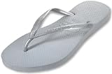 Havaianas Flip Flops Slippers * Slim -- Grey/ Silver * 09 Collection !!