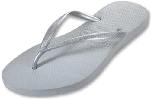 Havaianas Flip Flops Slippers * Slim -- Grey/ Silver * 09 Collection !! from Havaianas