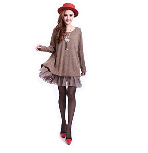 2015 春 ゆるかわ 大きいサイズ 背中のリボンがかわいい シフォン ピンク ライトブラウン ディープブルー レッド ブラック M L XL 2XL 3XL 4XL